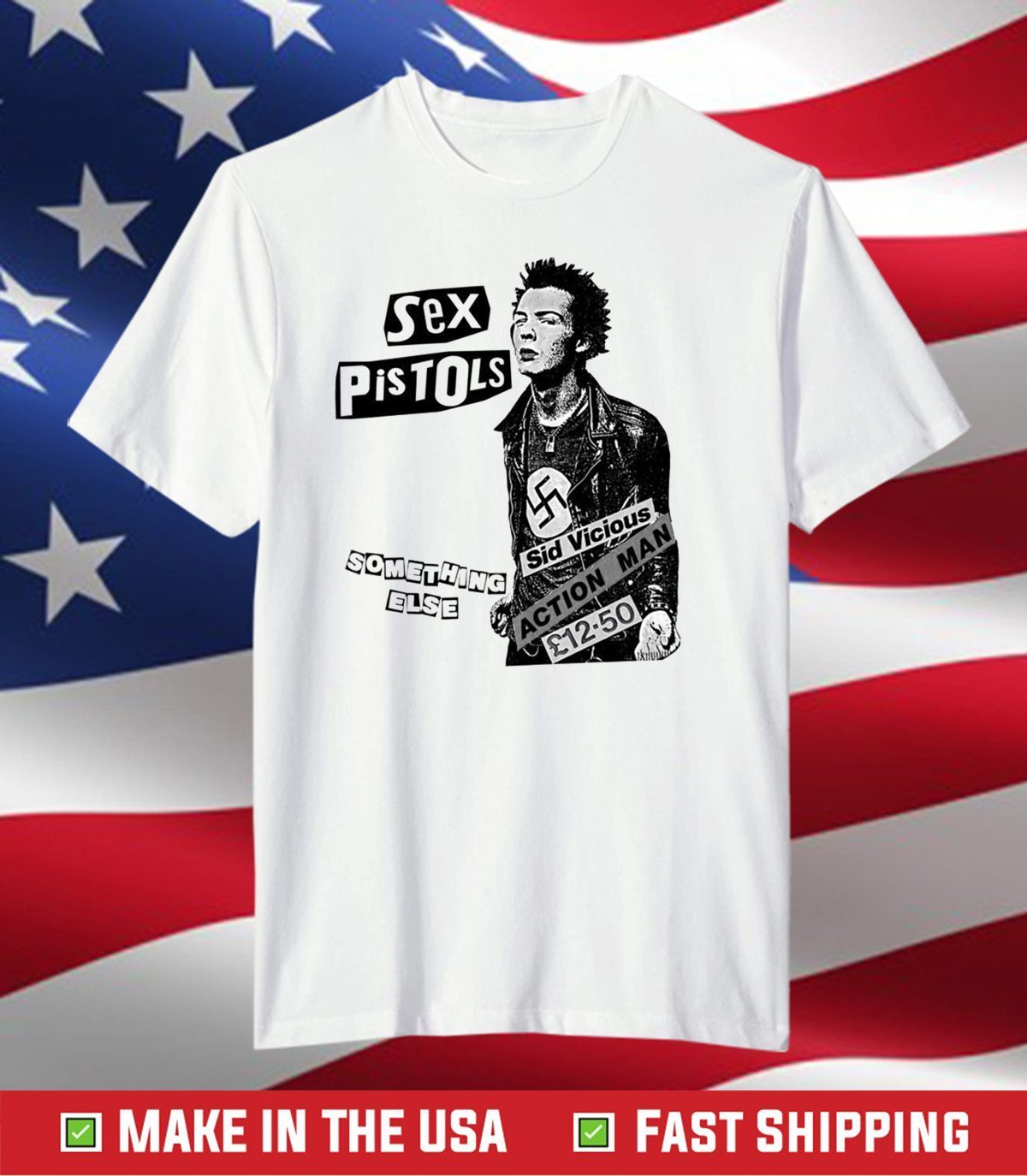 Sid Vicious Action Man Sex Pistols Something Else Shirt ShirtElephant