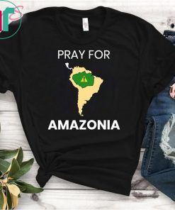 Pray for Amazonia #PrayforAmazonia Mens Womens T-Shirt