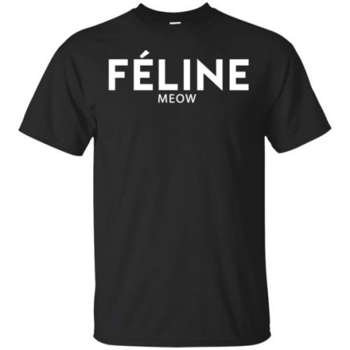 Feline Meow Mens Womens T-Shirt