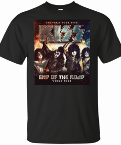 End Of The Year Kiss Road Tour 2019 Tee Gift For Men Women T-Shirt
