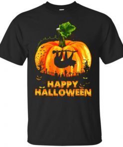 Sloth Pumpkin Happy Halloween Shirt