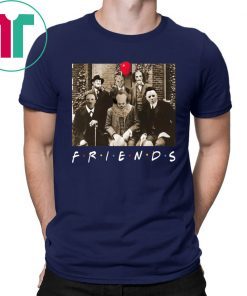 Horror Characters Friends Mens Womnens T-Shirt