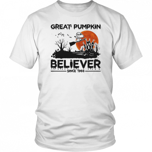 Snoopy Great Pumpkin Believer Since 1966 Halloween T-Shirt