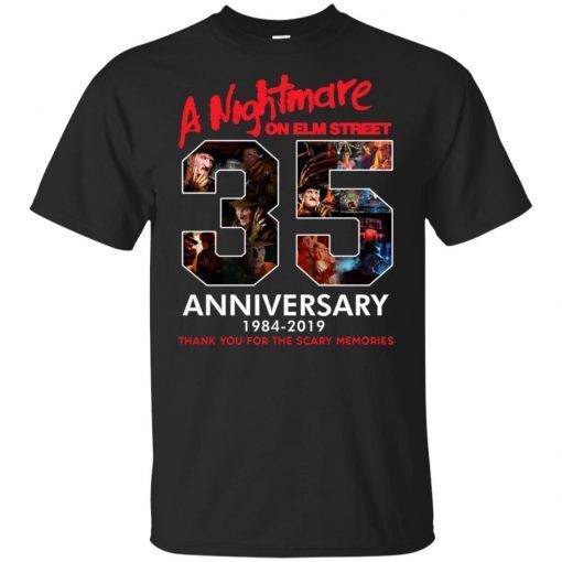 35 Years Anniversary A Nightmare On Elm Street Jason Voorhees Halloween T-Shirt