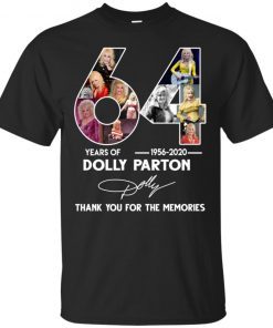 64 Years Anniversary Dolly Parton Thank You For The Memories T-Shirt