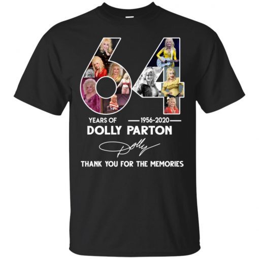 64 Years Anniversary Dolly Parton Thank You For The Memories T-Shirt