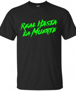 Anuel aa merch black neon green real hasta la muerte tee Shirt