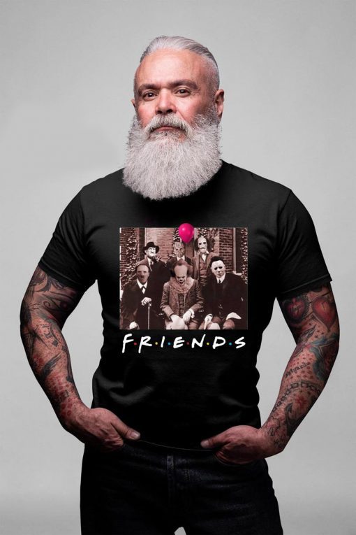 Mens Horror Halloween Team Friends T-Shirt