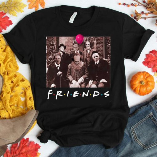 Womens Horror Halloween Team Friends Shirt