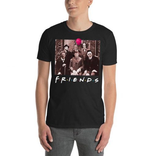 Friends Spooky Clown Jason Squad Halloween Horror Unisex T-Shirt