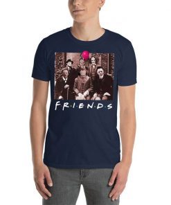 Friends Spooky Clown Jason Squad Halloween Horror Unisex T-Shirt