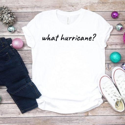 Hurricane Humor What Hurricane? Unisex T-Shirt