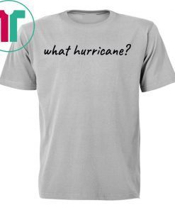 Hurricane Humor What Hurricane? Unisex T-Shirt
