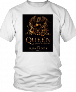 Queen Official Classic Crest Logo White Tee Shirt