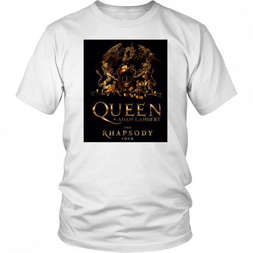 Queen Official Classic Crest Logo White Tee Shirt