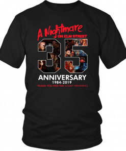 35 Years Anniversary A Nightmare On Elm Street Jason Voorhees Halloween T-Shirt