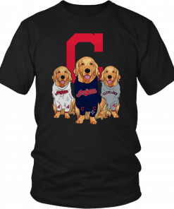 Golden Retriever Cleveland Indians T-Shirt