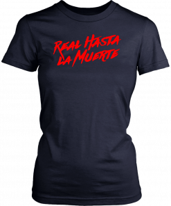 Anuel aa merch real hasta la muerte brrrrrrr tee black red T-Shirt