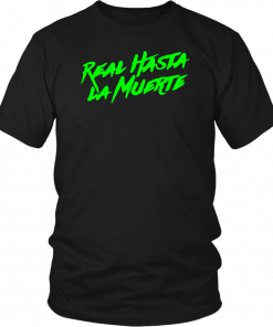 Anuel aa merch black neon green real hasta la muerte tee Shirt