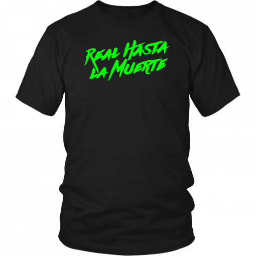 Anuel aa merch black neon green real hasta la muerte tee Shirt