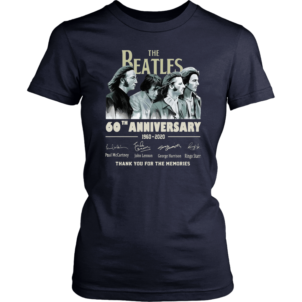 beatles 60th anniversary t shirts