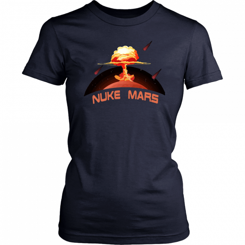 elon musk nuke mars shirt