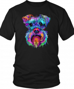 Schnauzer art splash Unisex T-Shirt