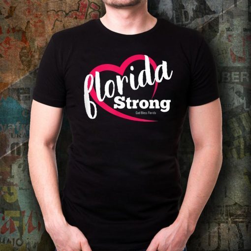 Dorian Hurricane Florida Strong Heart T-Shirt