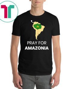 Pray for Amazonia #PrayforAmazonia Mens Womens T-Shirts