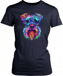 Schnauzer art splash Unisex T-Shirt