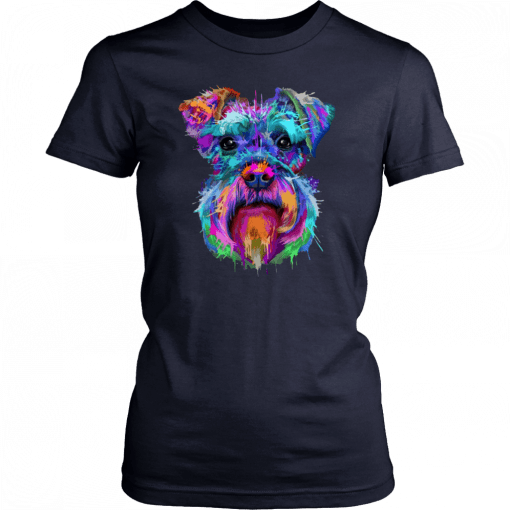 Schnauzer art splash Unisex T-Shirt