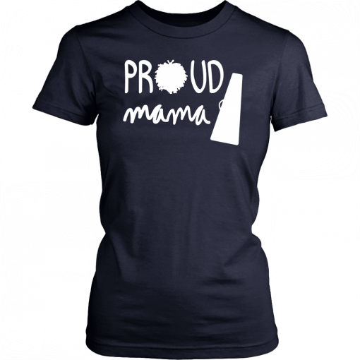 Womens Rising Adventures Proud Mom Cheer T-Shirt