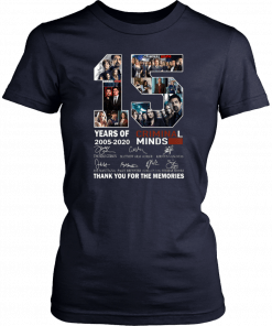 Thank You For The Memories Criminal Minds 15 Years T-Shirt