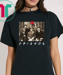 Horror Characters Friends T-Shirt