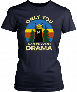 Llama Camping Only You Can Prevent Drama T-Shirt