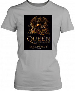 Queen Official Classic Crest Logo White Tee Shirt