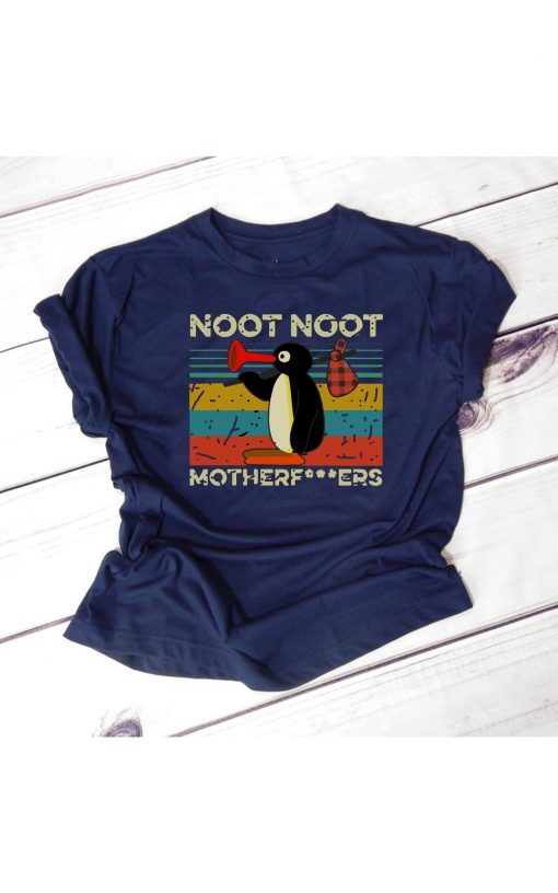 Pingu Noot Noot Motherfucker Vintage Shirt