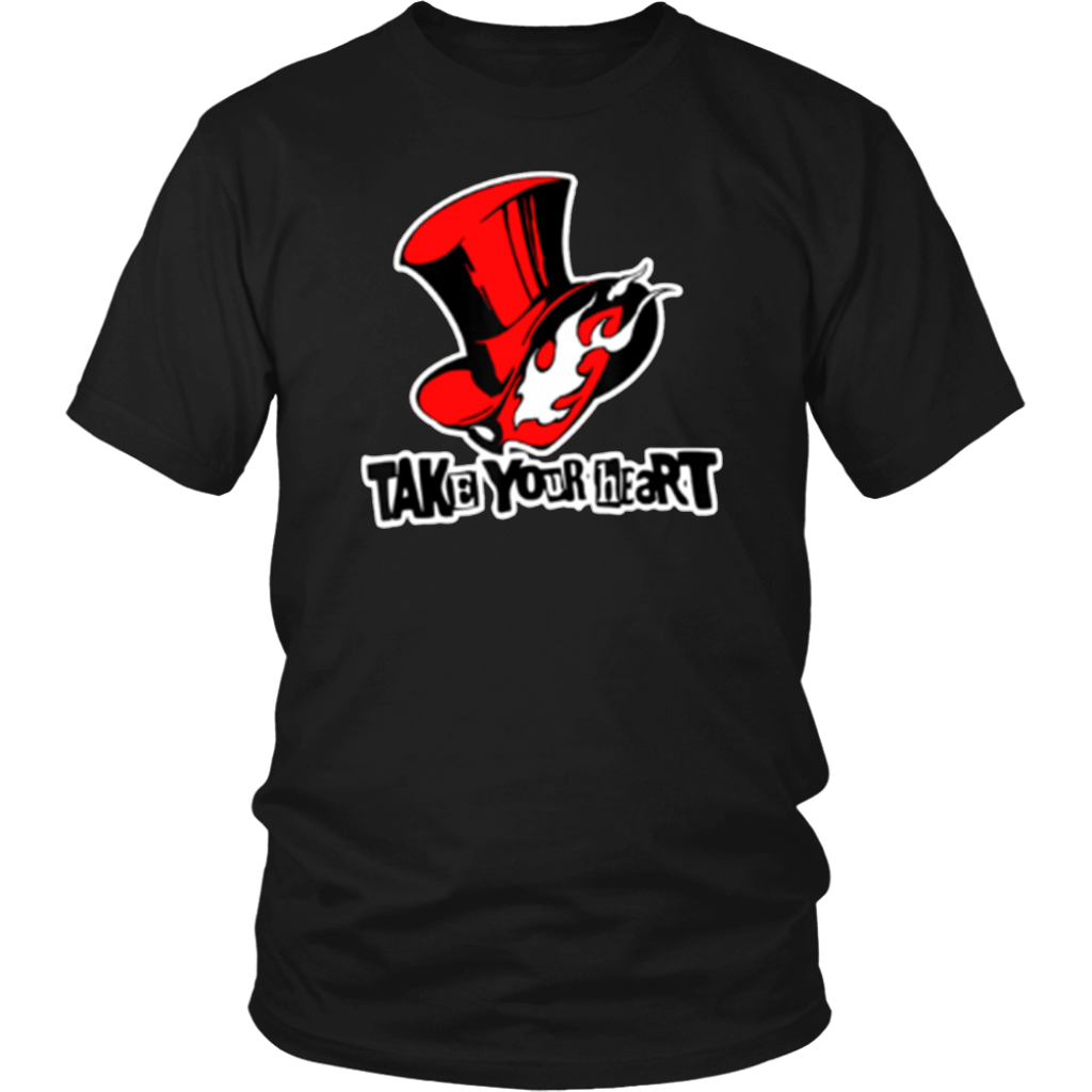 5 Persona Art Take Your Heart T-Shirt - ShirtElephant Office