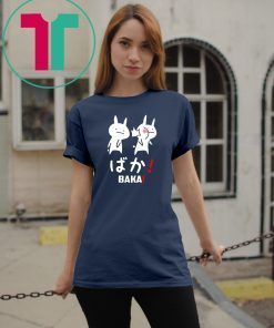 Anime baka rabbit slap japanese shirt