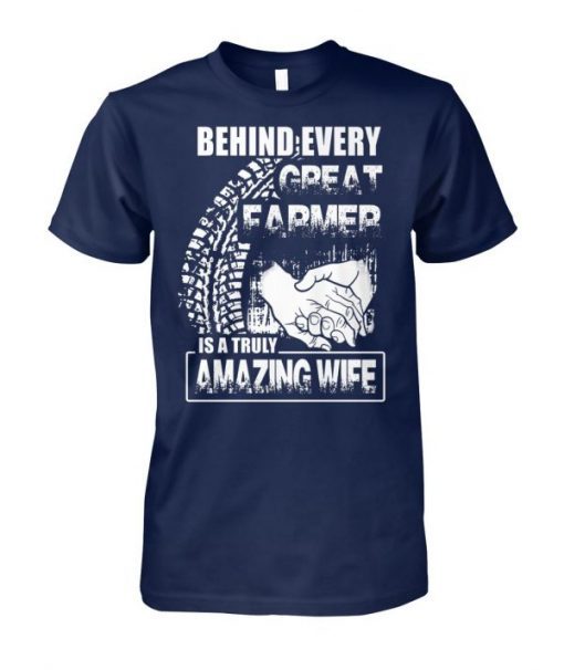 Behind every great farmer is a truly amazing wife shirt and men’s tank top shirts