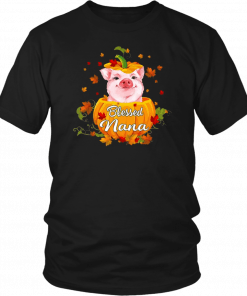 Blessed Nana Pig Pumpkin Halloween T-Shirt