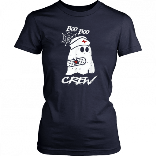 Boo Boo Crew Nurse Ghost Funny Halloween Costume Classic T-Shirt