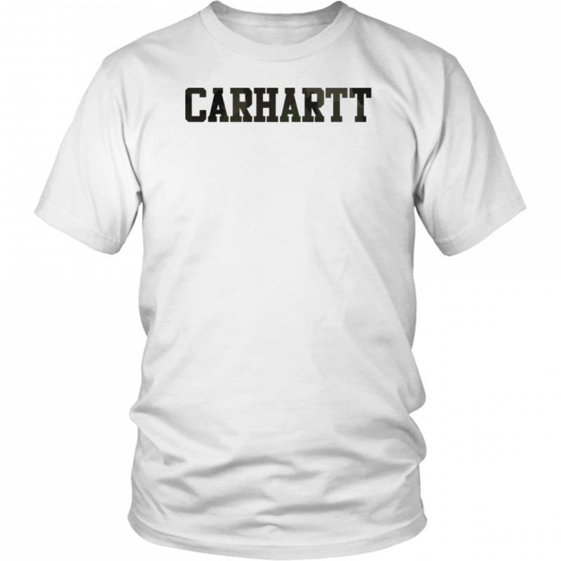 red carhart t shirt