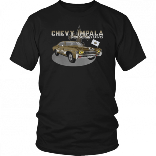 Chevy Impala 1967 New Orlean Saints T-Shirt