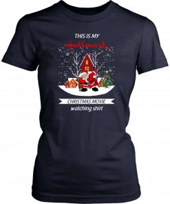 Dabbing Santa Claus This Is Hallmark Christmas Movie Watching Shirt