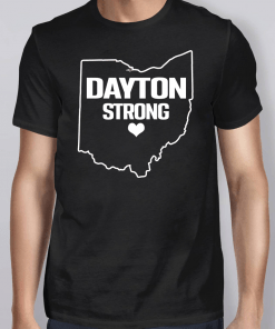 Dayton Strong Ohio Map 937 Strong Shirt