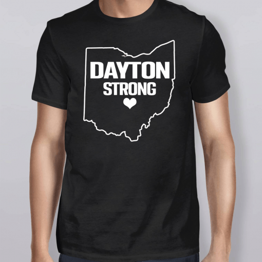 Dayton Strong Ohio Map 937 Strong Shirt