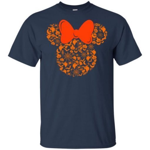 Disney Minnie Mouse Halloween Silhouette Icon T-Shirt