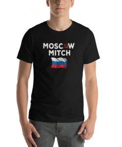 Ditch Moscow Mitch Short Sleeve T-Shirt Anti Trump Russia shirt