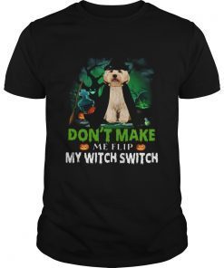 Dont Make Me Flip My Witch Smitch Cockapoo Dogs Lovers JackOLanterns Halloween Shirts